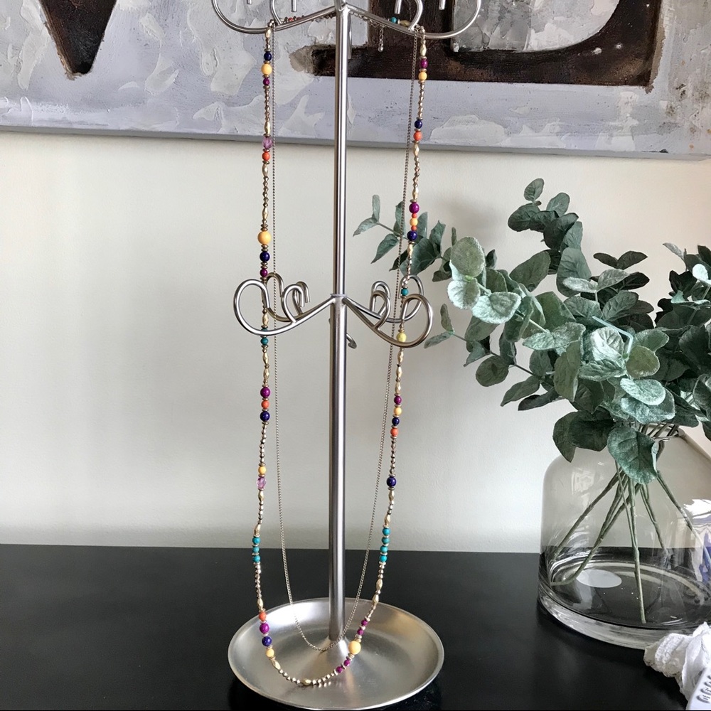 Long layered necklace